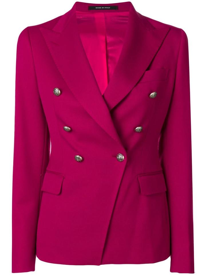 Tagliatore Fitted Blazer - Pink