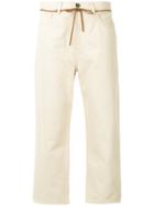 Levi's: Made & Crafted Cropped Trousers - Nude & Neutrals