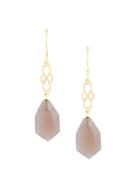 Wouters & Hendrix 'my Favourite' Grey Agate Earrings