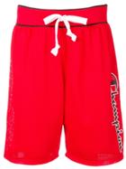 Champion Logo Mesh Track Shorts - Red