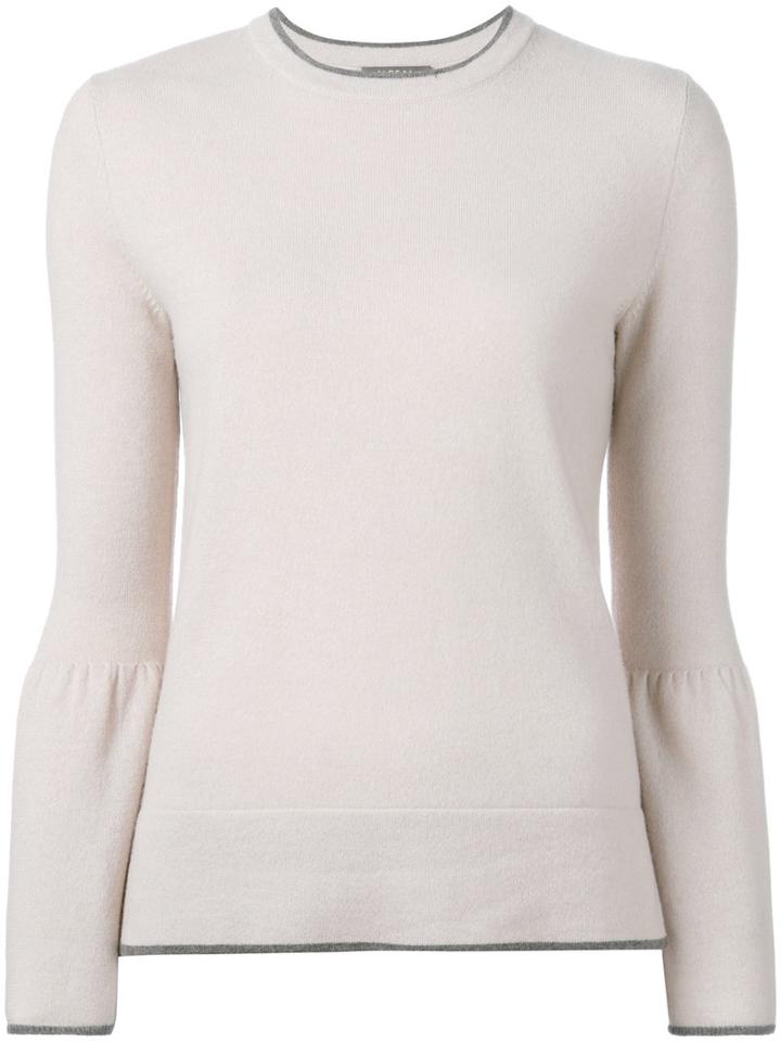 N.peal - Contrast Jumper - Women - Cashmere - S, Nude/neutrals, Cashmere