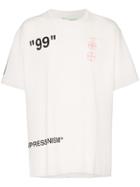 Off-white Boat Short Sleeve Cotton T-shirt