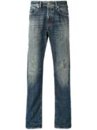 Diesel Faded Regular Fit Jeans - Blue