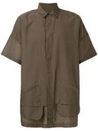 Joe Chia Classic Short-sleeve Shirt - Brown