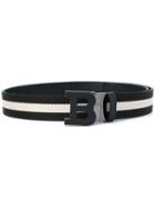 Bally - Contrast Belt - Men - Leather - 80, Black, Leather