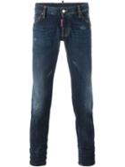 Dsquared2 Crotch Packo Jeans, Men's, Size: 46, Blue, Cotton/spandex/elastane/calf Leather