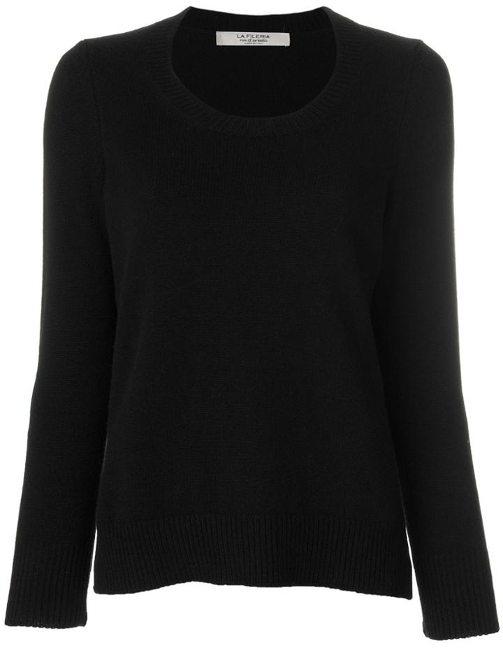 La Fileria For D'aniello Crew Neck Jumper - Black