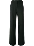 Theory High Slit Trousers - Black