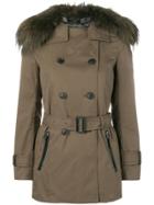 Mackage Double Breasted Peacoat - Green