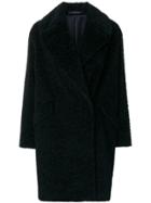 Tagliatore Oversized Coat - Black