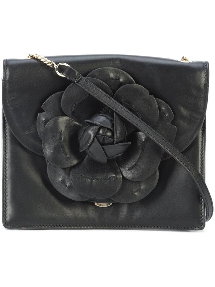 Oscar De La Renta Mini Tro Crossbody Bag - Black