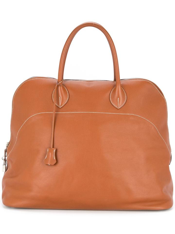 Hermès Vintage Bolide Relax 45 Tote - Brown