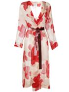 Forte Forte - Floral Print Coat - Women - Silk/linen/flax - 1, Women's, Nude/neutrals, Silk/linen/flax