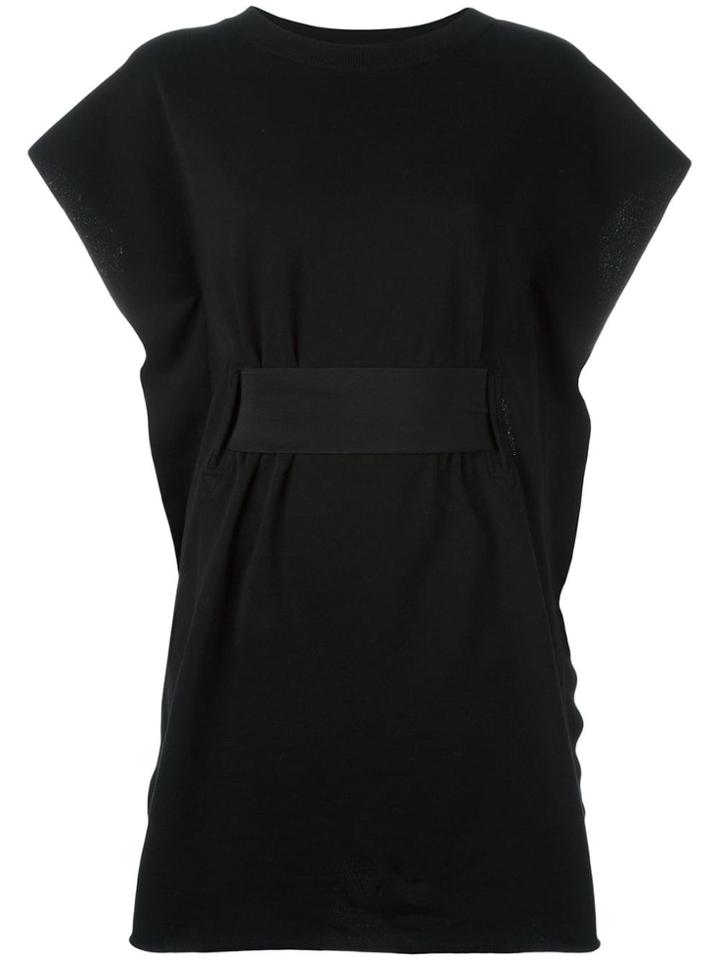 Mm6 Maison Margiela Large Belt Short Dress - Black