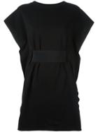 Mm6 Maison Margiela Large Belt Short Dress - Black