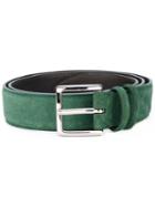 Orciani - Buckled Belt - Men - Leather - 85, Green, Leather