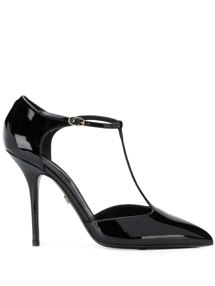 Dolce & Gabbana T-bar 110mm Pumps - Black