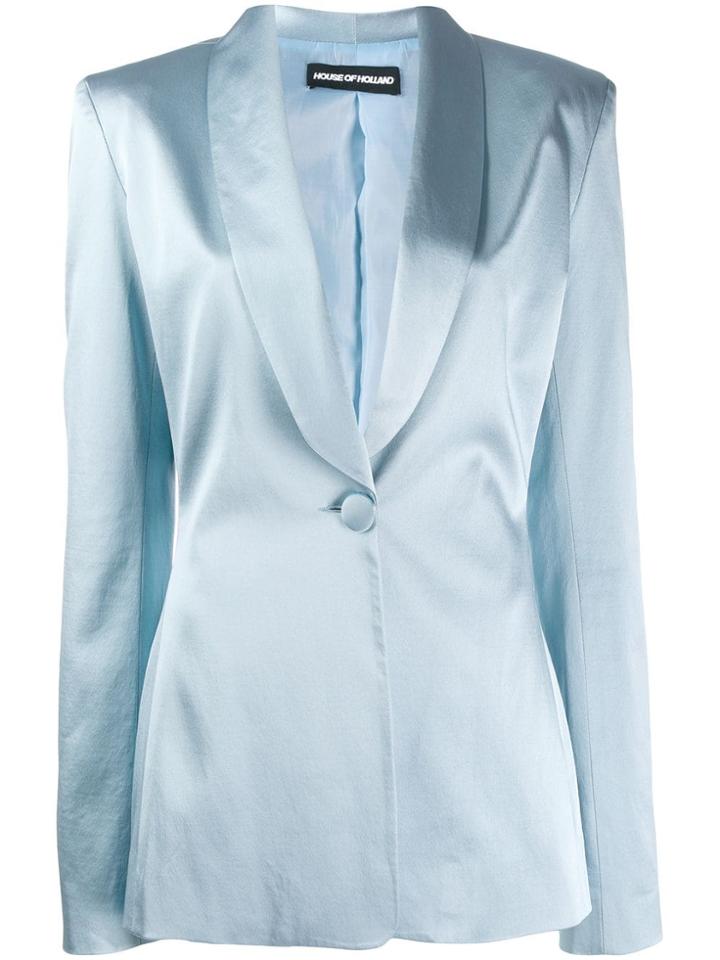House Of Holland Classic Single-breasted Blazer - Blue