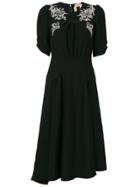 No21 Crystal And Bead Embellished Dress - Black