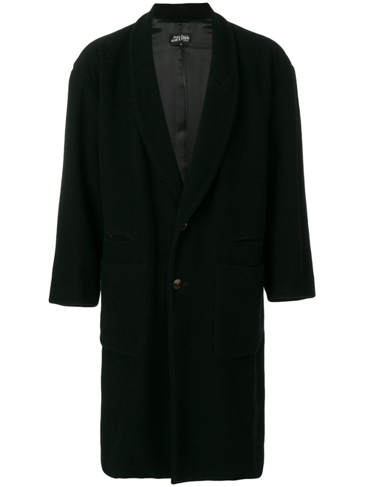 Jean Paul Gaultier Vintage Oversized Single-breasted Coat - Black