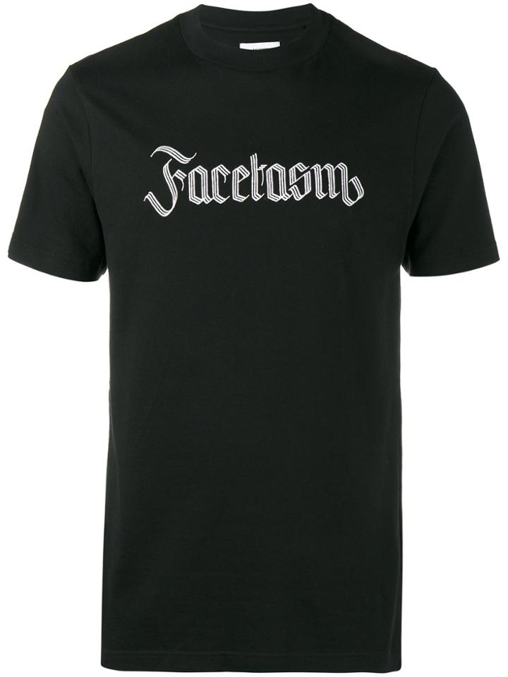 Facetasm Calligraphy Logo T-shirt - Black