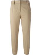 Jil Sander 'tommy' Trousers, Women's, Size: 38, Nude/neutrals, Cotton/spandex/elastane
