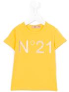 No21 Kids - Logo Print T-shirt - Kids - Cotton/spandex/elastane - 10 Yrs, Girl's, White