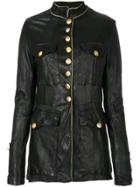 Giorgio Brato Military Style Jacket - Black