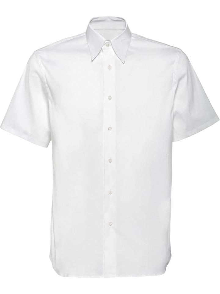 Prada Short-sleeved Cotton Shirt - White