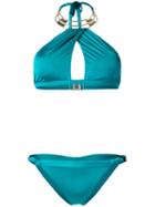 Moeva - Erin Bikini - Women - Polyamide/spandex/elastane - L, Green, Polyamide/spandex/elastane