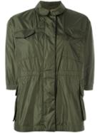 Moncler Tatin Field Jacket, Women's, Size: 2, Green, Polyamide