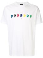 Paul Smith Multicoloured Skull Print T-shirt - Psm.01