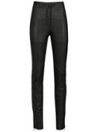 Lilly Sarti Leather Skinny Trousers - Black
