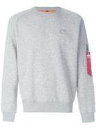 Alpha Industries Pocket Detail Sweatshirt - Grey