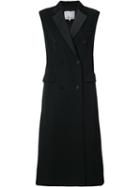 3.1 Phillip Lim Sleeveless Tuxedo Coat, Women's, Size: Small, Viscose/wool