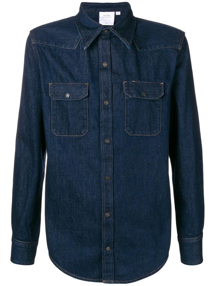 Calvin Klein Jeans Est. 1978 Denim Long-sleeve Shirt - Blue