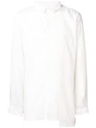 Isabel Benenato Linen White Shirt