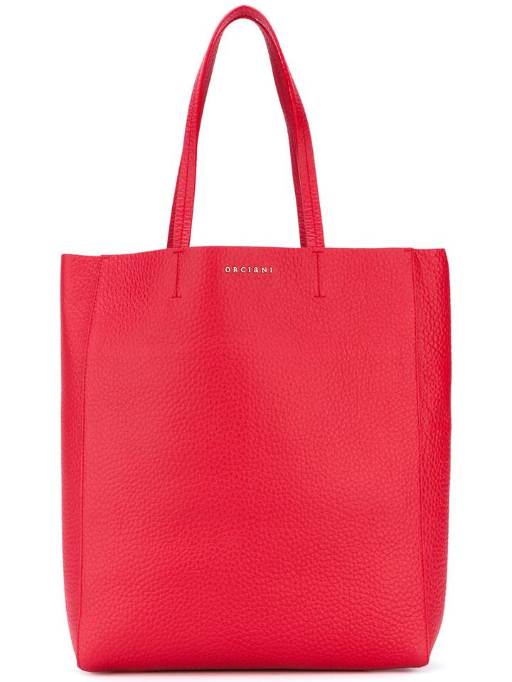 Orciani - Shopper Tote - Women - Leather - One Size, Red, Leather