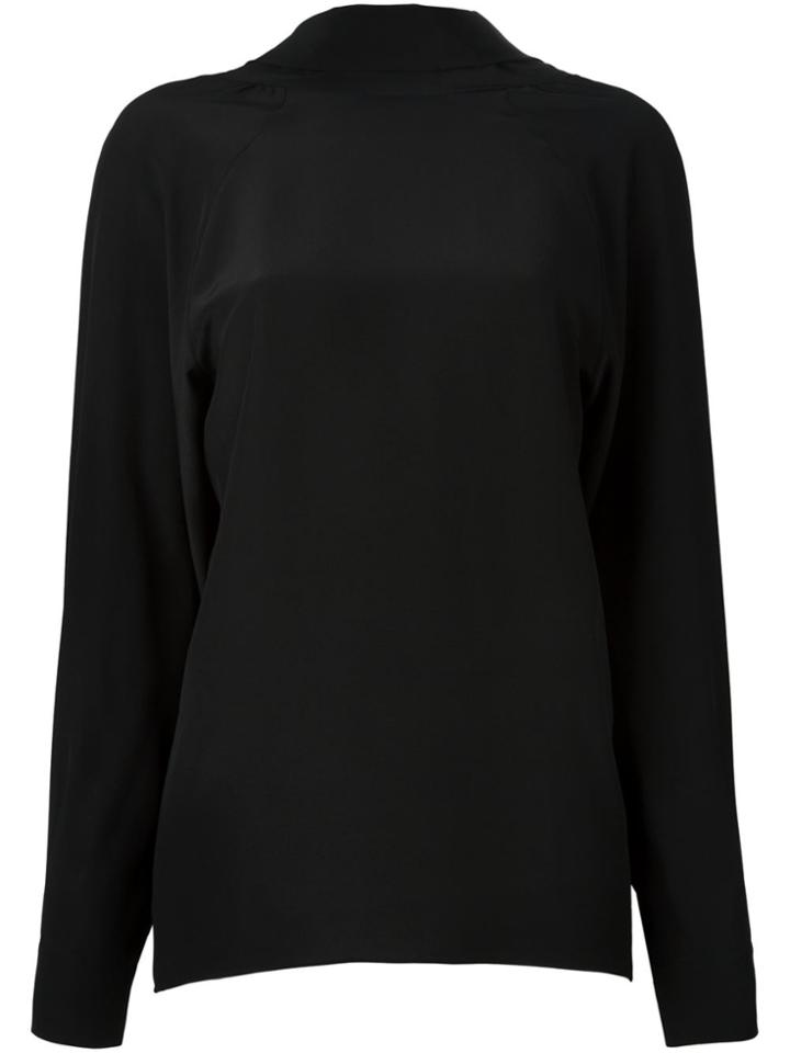 Maison Margiela Draped Back Blouse - Black