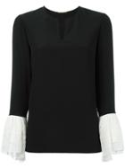 Maison Margiela Draped Back Blouse - Black
