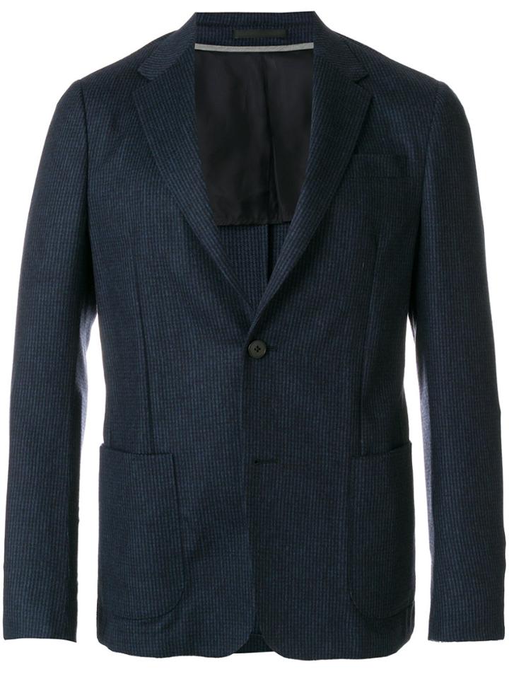 Z Zegna Casual Single-breasted Blazer - Multicolour