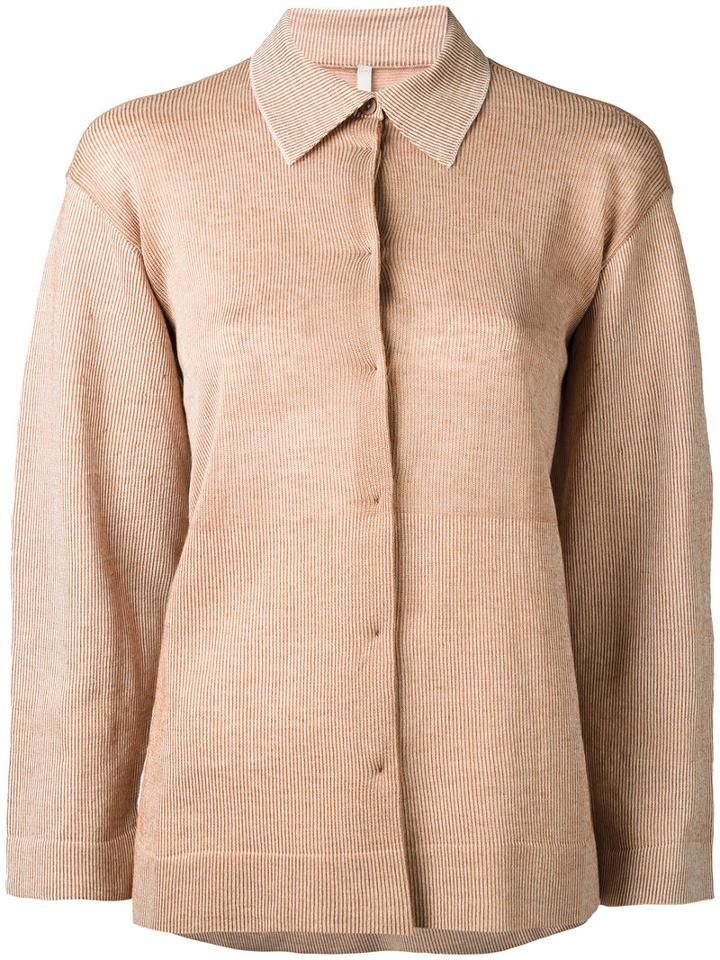 Boboutic - Loose-fit Cardigan - Women - Cotton/linen/flax/polyamide - M, Brown, Cotton/linen/flax/polyamide
