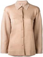 Boboutic - Loose-fit Cardigan - Women - Cotton/linen/flax/polyamide - M, Brown, Cotton/linen/flax/polyamide