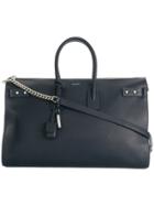 Saint Laurent Sac De Jour Duffle Bag - Blue