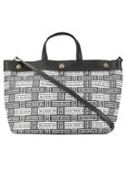 Balmain Coated Canvas Bag - White