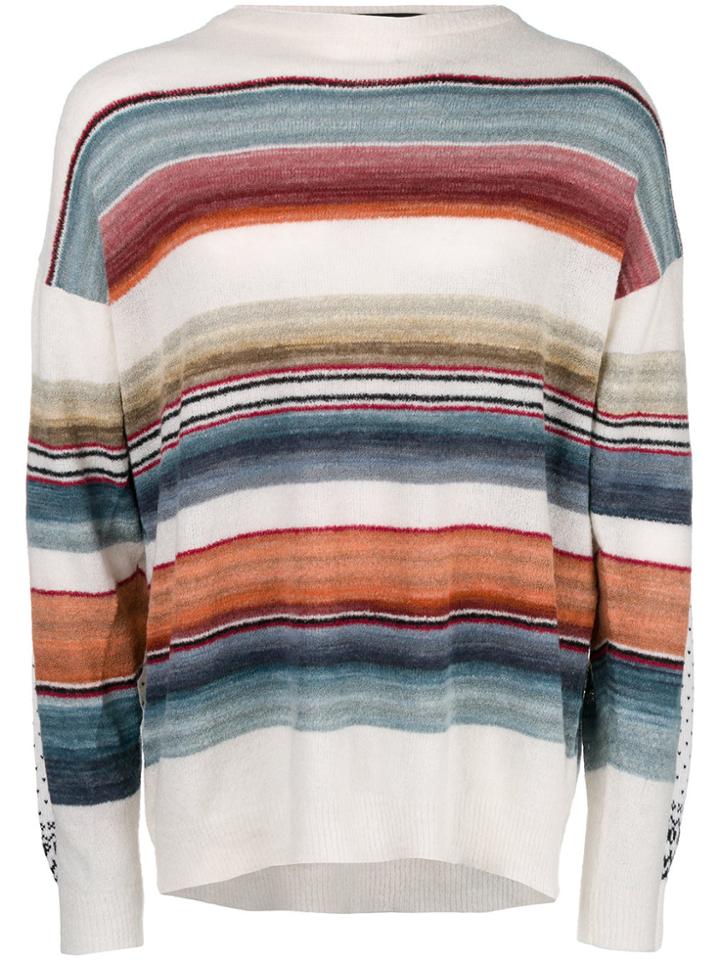 Y / Project Double Crew Neck Sweater - White