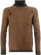 Avant Toi Roll Neck Sweater - Brown