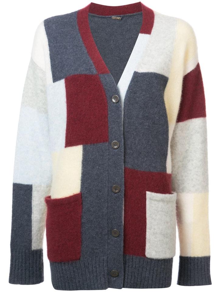 Adam Lippes Colour-block Fitted Cardigan - Multicolour