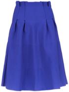 Egrey Flared Knit Skirt - Blue