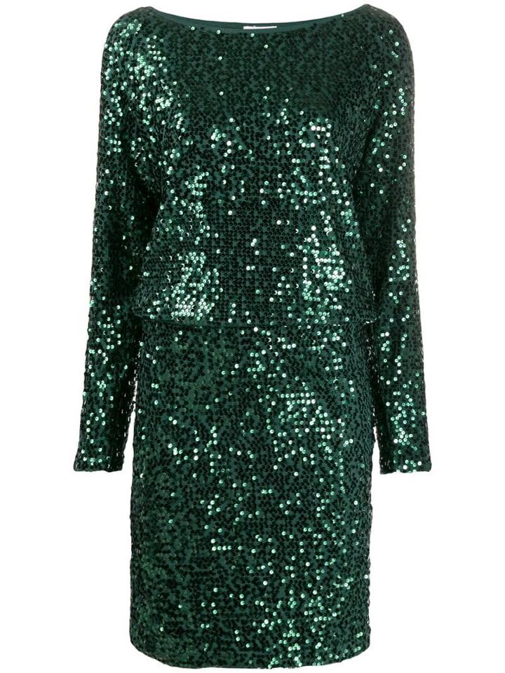 P.a.r.o.s.h. Runway Sequin Dress - Green